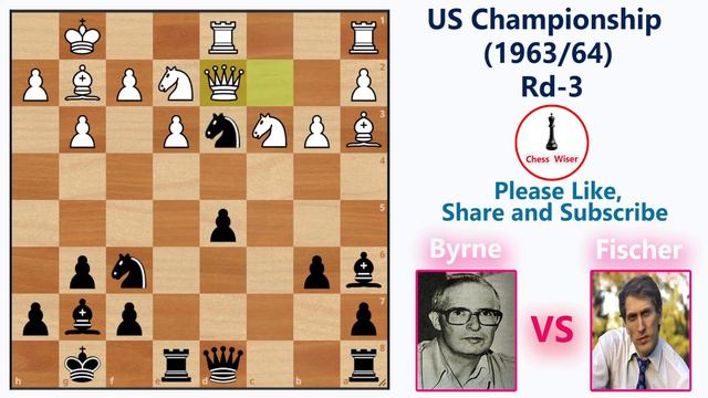Fischer's 21 Move Brilliancy,Best Chess Game Ever, Fischer vs R Byrne US, 1963,The Brilliancy Prize смотреть онлайн