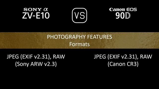 Sony Alpha ZV-E10 vs. Canon EOS 90D: A Comparison of Specifications смотреть онлайн