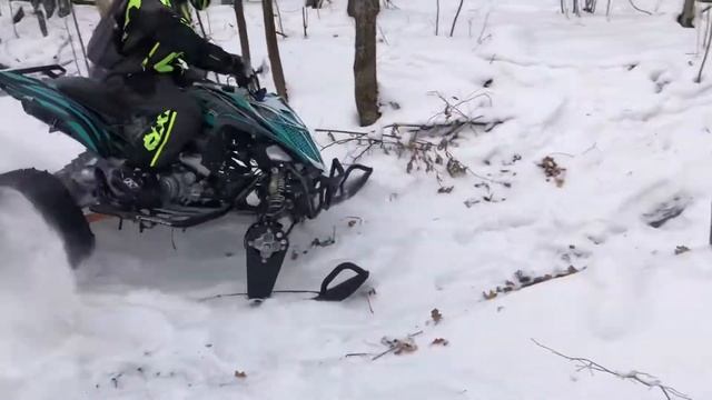 Гусеницы на квадроцикле Yamaha 700 смотреть онлайн