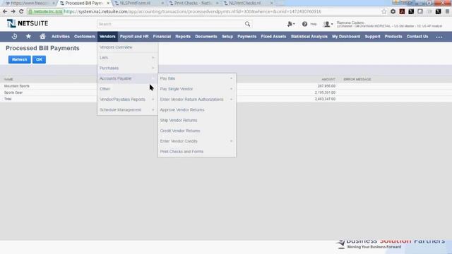 NetSuite Tutorial: How to Process a Vendor Payment смотреть онлайн