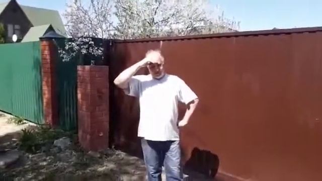 Видеоотзыв - установка забора и механических откатных ворот из профнастила в г. Щёлково смотреть онлайн
