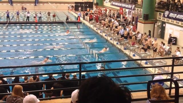2016 Men's Mid American Conference 400 Medley Relay