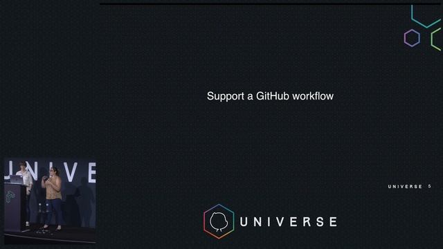 Cross-company collaboration: Extending GitHub to a new IDE - GitHub Universe 2018 смотреть онлайн
