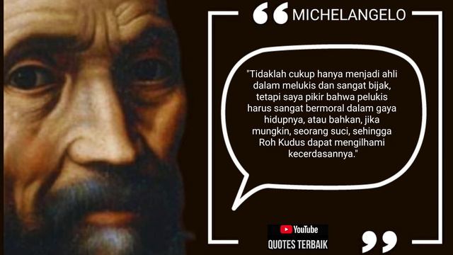 QUOTES DAN KATA BIJAK MICHELANGELO