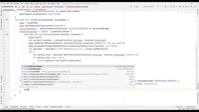 Using Google maps - Android Application Development - Kotlin Lesson 12 смотреть онлайн