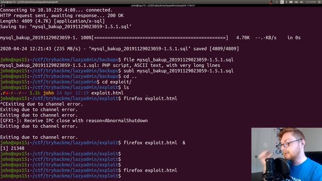 TryHackMe! SweetRice Exploit & Stabilizing Shells смотреть онлайн