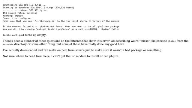 DevOps & SysAdmins: Installing PECL package on Ubuntu -- cannot find config.m4 (2 Solutions!!) смотреть онлайн