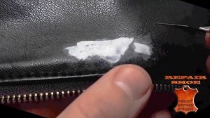 Ремонт коже заменителя на куртке Реставрация кожзама