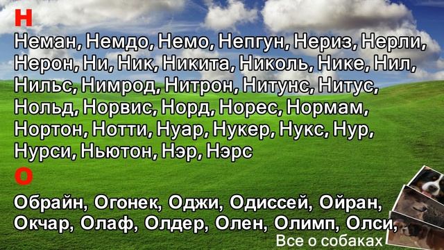 Клички собак. Кобели. Л-Р. смотреть онлайн