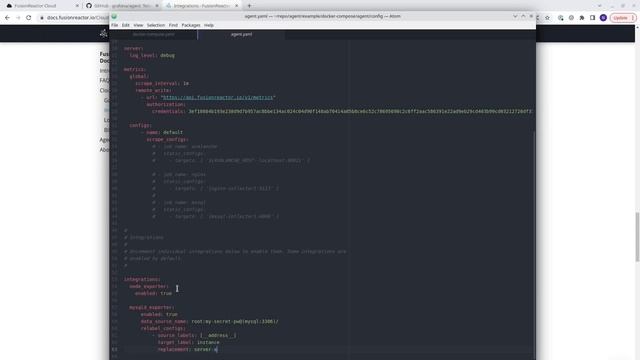 Ingest integration data into FusionReactor using the Grafana agent in Docker смотреть онлайн