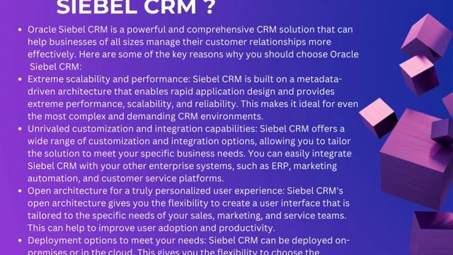 Oracle Siebel CRM Online Training: unlimited guidelines смотреть онлайн