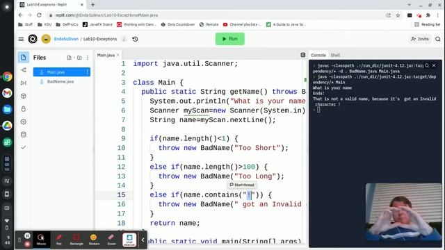 Lab 10 - Java смотреть онлайн