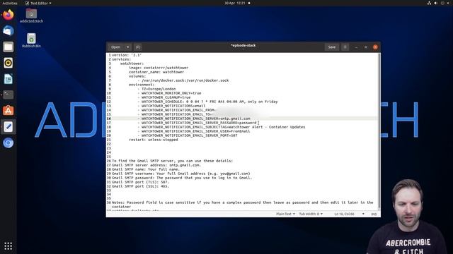 HOW TO INSTALL WATCHTOWER DOCKER COMPOSE ON A RASPBERRY PI 4 - EPISODE 19 смотреть онлайн