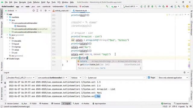Android Mobil Programlama Dersleri Kotlin #7 Kotlin List - ArrayList смотреть онлайн