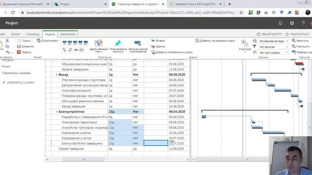 Критический путь в MS Project Online смотреть онлайн