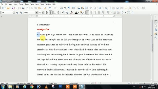 HOW TO USE OF FONT COLOR&TEXT HIGHLIGHT COLOR IN HINDI LIBRE OFFICE WRITER смотреть онлайн