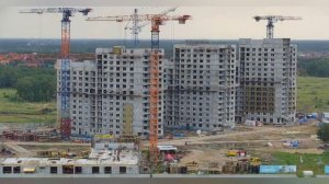 Работа башенных кранов TDK 10.215, КБ-408.21