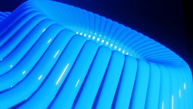 Smooth blue curve tilt (Blender Geometry Nodes). 4K. Copyright Free смотреть онлайн