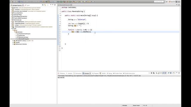 How to Reverse a String - Java Interview Question -1 смотреть онлайн