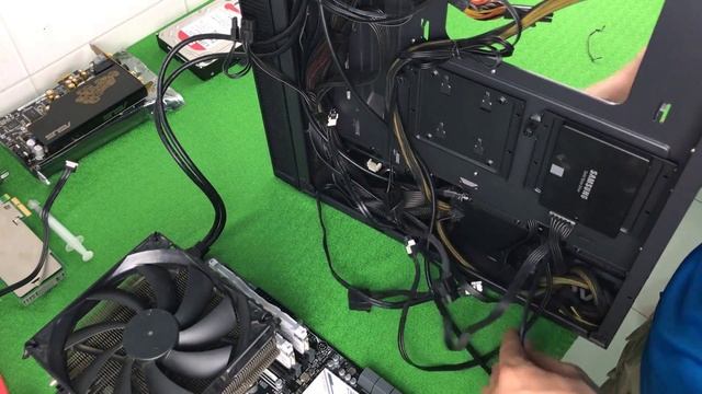 $3000 PC Building Ryzen 1800X Gaming PC 2017 - Time Lapse Build