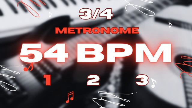 54 BPM - 3/4 & 3/8 Metronome смотреть онлайн