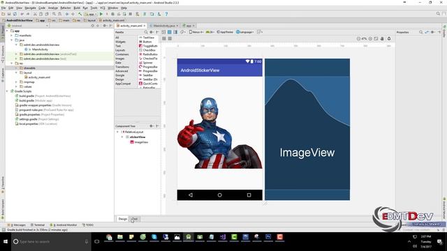 Android Studio Tutorial - Sticker View смотреть онлайн