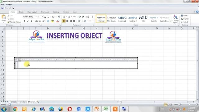 how insert object work in excel in hindi смотреть онлайн