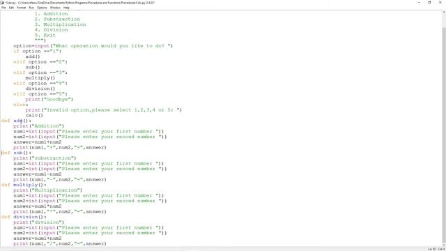 Python programming using procedures and functions смотреть онлайн