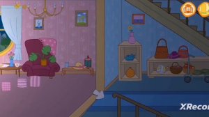 играю в игру Кукольный домик трёх котов😆