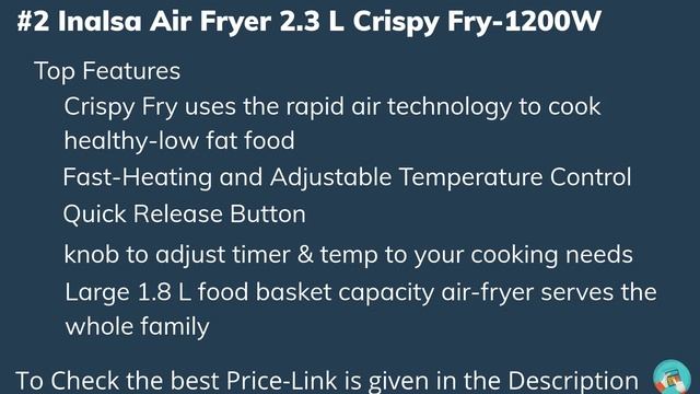 5 Best Air Fryer India 2021 (Hindi) | Best Air Fryer review | Best Budget Air Fryer India смотреть онлайн