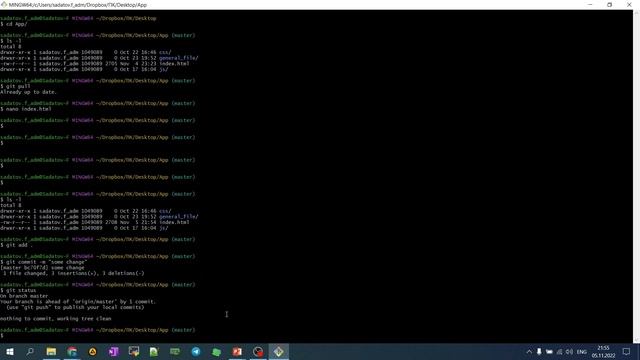 7. Как обновить локального репозитория? Разница версий /git pull/ git clone/ git/ git version/ смотреть онлайн