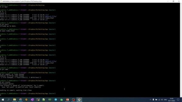 7. Как обновить локального репозитория? Разница версий /git pull/ git clone/ git/ git version/