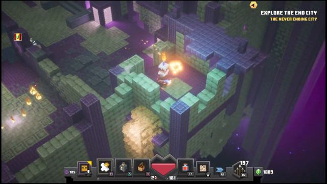 NEW MINECRAFT DUNGEONS ECHOING VOID DLC END WILDS WALKTHROUGH смотреть онлайн