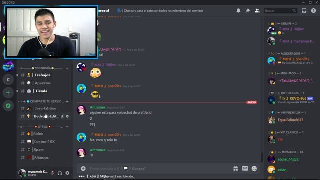 NUEVO SERVIDOR de DISCORD para JUGAR MINECRAFT [BEDROCK /JAVA] *EL MEJOR* 2021 ?❗ смотреть онлайн