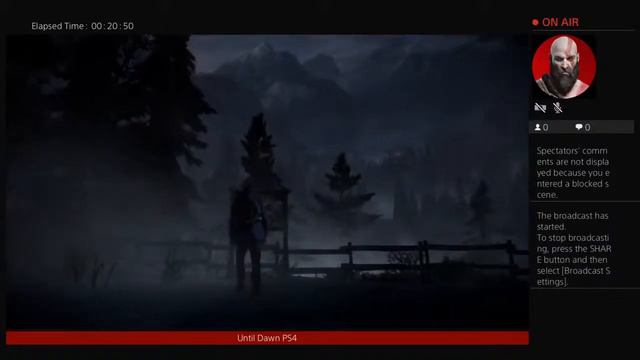 Until Dawn PS4 live смотреть онлайн
