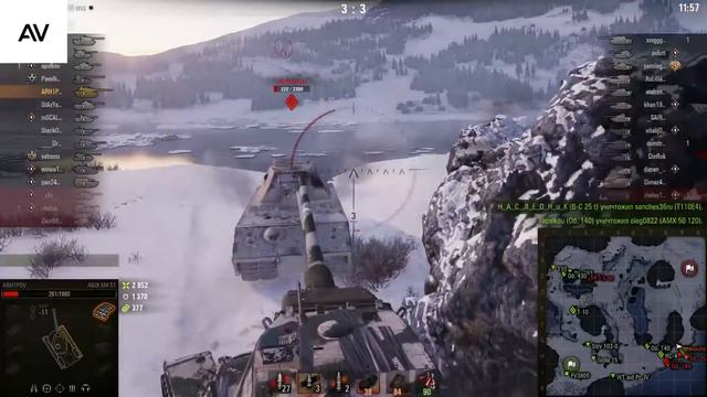 World of tanks. AMX M4 mle. 51 - Надежда Франции! смотреть онлайн