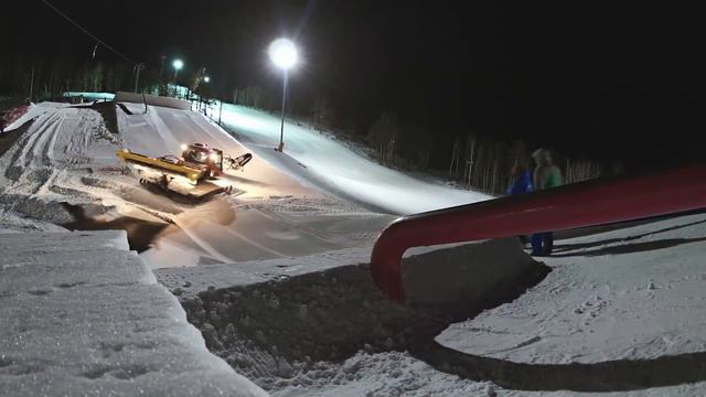Строительство сноупарка Russian Freestyle Games by Happy Hour Camp 2018 смотреть онлайн