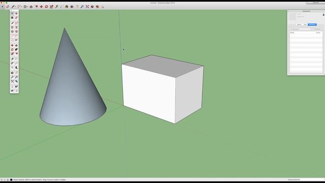 Sketchup Tutorial Intersecting 2 Objects смотреть онлайн