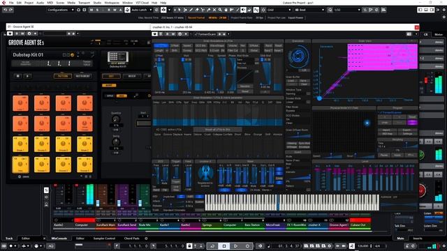 Sounddesign with crusher-X on Cubase GrooveAgent смотреть онлайн