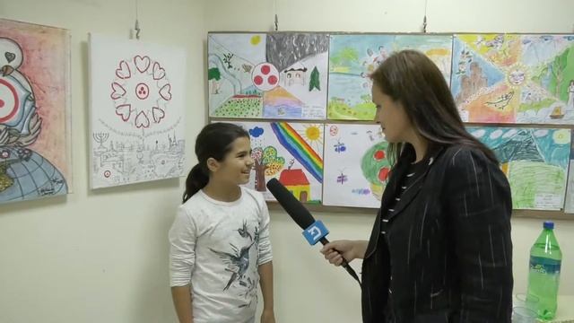 Выставка детского рисунка "Детство под знаменем мира" смотреть онлайн