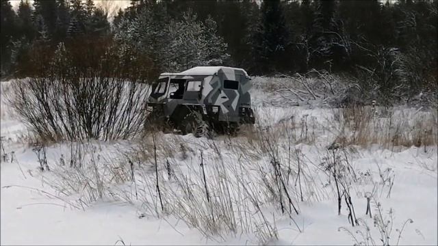 Вездеход ЗЛЫДЕНЬ - копия ЛЕСНИКА первый снег смотреть онлайн