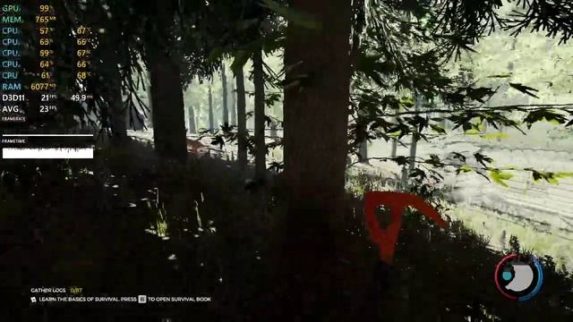 The Forest on i3 6006U ,8gb ram ,INTEL HD 520 ,Fps Test смотреть онлайн