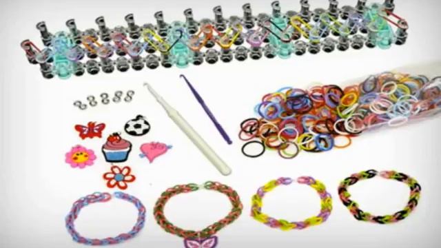 Набор для плетения браслетов из резинок rainbow loom bands в Ольховке смотреть онлайн