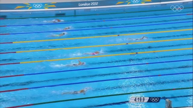 15-Year-Old Katie Ledecky's ?? First Olympic Race! смотреть онлайн