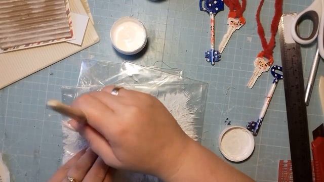 Скрап-челендж , открытка из подручных материалов.Скрапбукинг.Новогодняя открытка. смотреть онлайн