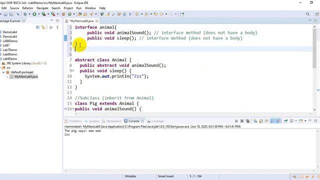 Abstract Classes and Interfaces in OOP with Java Lab9 смотреть онлайн