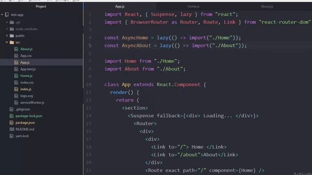 React Lazy and React Suspense - Dynamic Loading Component - Hindi / Urdu Tutorial смотреть онлайн
