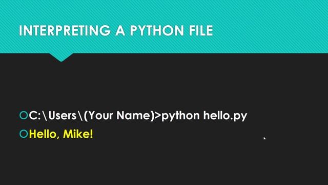 PYTHON MADE SIMPLE: 04-RUNNING PYTHON ON COMMAND PROMPT смотреть онлайн