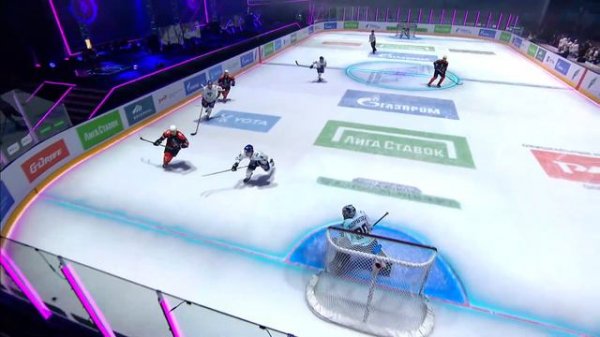 LIGA PRO TEAM vs. BARYS CYBER TEAM. Фиджитал-хоккей. Групповой этап. Первый день