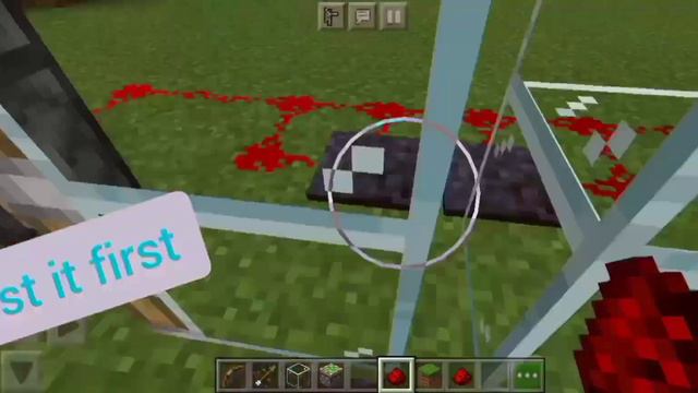 Automatic closing door for treasure and safety from zombies/Minecraft смотреть онлайн